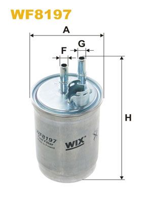 WIX FILTERS Polttoainesuodatin WF8197